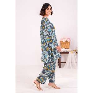 Conjunto de Traje de Dos Piezas sin Costuras con Estampado para Mujer TLP-52032 - Product Image 6