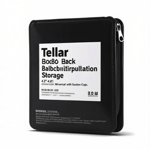 Bolsa de Almacenamiento Multiusos Telstar Negra (Estilo Libro) Universal de 4.3''-4.8'' con Ventosas - Product Image 2