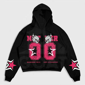 Sudaderas con Capucha de Felpa con Estampado para Hombre, Ropa Deportiva Informal de Calle, 100% Algodón, Transpirable, para Invierno - Product Image 1