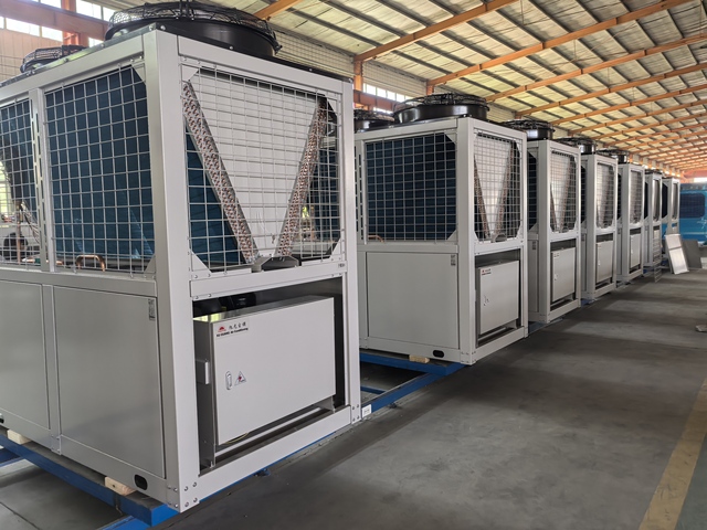 New Commercial Modular Air Cooled Water Chiller Heat Pump for Heating Cooling System