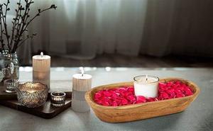 Tazón de masa de madera de Acacia decorativo hecho a mano para decoración del hogar, encimera de cocina y baño, compatible con llaves cosméticas para el hogar - Product Image 3