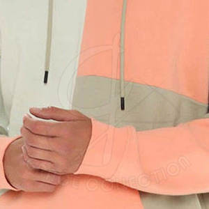 เสื้อฮู้ดไหล่ตกแฟนซีของผู้หญิงสไตล์ใหม่ผ้าฝ้าย100% สีพื้นเสื้อฮู้ดของผู้ชายสำหรับปกเสื้อมีฮู้ดในฤดูหนาว - Product Image 5