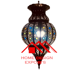Mossiac-farol marroquí para colgar en el suelo, con acabado antiguo, diseño único, FAROL DE METAL, farol de hierro para boda - Product Image 1