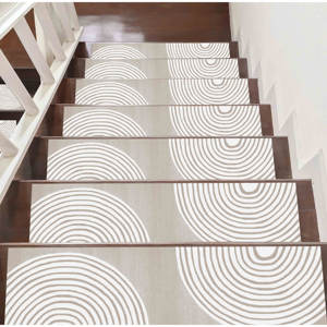 Tapis imprimé à motifs géométriques, design Kilim moderne, antidérapant, facile à nettoyer, tapis d'entrée - Product Image 4