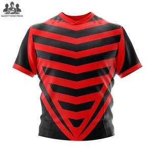 Ensemble de maillots de rugby personnalisés en polyester respirant et écologique à transfert thermique intégral – Nouveau style - Product Image 4