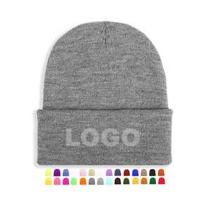 Gorros de Moda al por Mayor, Gorros de Punto con Bordado Personalizado, Logotipo Personalizado, Gorro de Invierno, Gorros Gruesos - Product Image 6