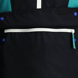 Veste coupe-vent sportive pour homme personnalisée, à blocs de couleur - Légère, coupe-vent, imperméable, respirante, softshell, fermeture éclair quart de tour - Product Image 5