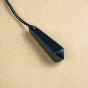 Péndulo con colgante de Shungita de 2 pulgadas (50 mm) - Product Image 3