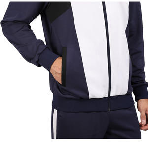 Vêtements d'entraînement à fermeture éclair, vêtements de sport sur mesure des fabricants, survêtement de sport, grande taille, ensembles de survêtements de jogging pour hommes - Product Image 5