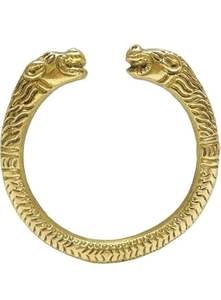 Boutons de manchette ronds minimalistes en cuivre avec finition lisse avec initiales de couple gravées au prix de gros par M/S SHAAD HANDICRAFTS - Product Image 3