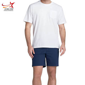 Men's Solid T-Shirt From Saltwater Collection High Quality Cotton Short Sleeve Pocket Knitted <b>Fabric</b> Whole Sale Cotton Shirt - Product Image 4