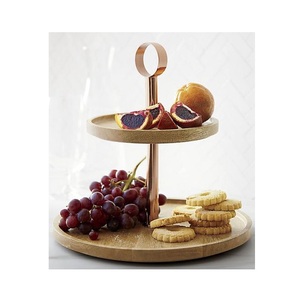 Black Metal Cake Stand for Wedding Reception Dessert Display Party Table Center Celebration Styling and Event Styling Setup - Product Image 2