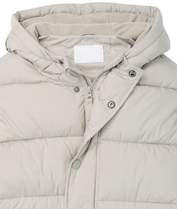 Manteaux rembourrés personnalisés de haute qualité pour hommes Veste en polyester matelassé chaud pour hommes avec veste matelassée à capuche - Product Image 6