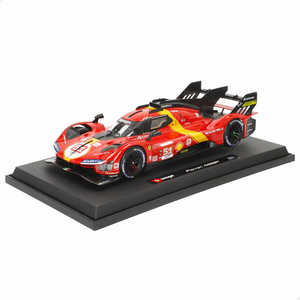 Bburago Ferrari Racing 499 LMH # Coche de Accesorios de Moda Impreso en Resina a Escala 1:18 (51 piezas) - Product Image 6