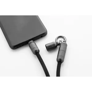 "Sustainable 60W RPET Promotional Charging <b>Lanyard</b> for Gadget" - Product Image 5