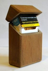 Caja de cigarros personalizada, Humidor de lujo de madera, caja de cigarros, caja de almacenamiento, organizador, caja de embalaje de madera para cigarros - Product Image 4