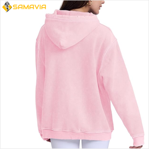 Sweat à capuche élégant surdimensionné délavé à l'acide pour hommes et femmes 100% coton vêtements de mode urbains avec pantalons de survêtement pour l'hiver - Product Image 4