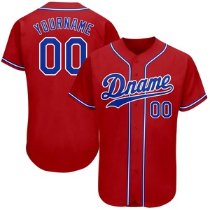 Sublimation Jersey Blank Plain Hip Hop Hipster Baseball Jersey Button Down Shirts Sports Uniforms Men Women Jersey Custom logo - Product Image 4