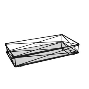 Plateau de service octogonal en or élégant avec design moderne et poignées élégantes, parfait pour la décoration intérieure et les besoins de divertissement - Product Image 5