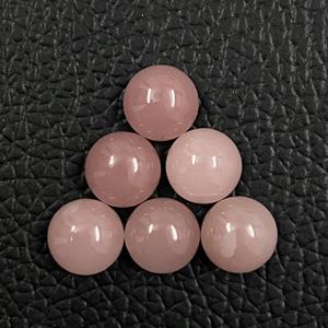 Meilleure qualité, prix le plus bas, 9mm, Quartz de goyave naturel, Cabochons ronds, pierres précieuses de guérison en vrac pour la fabrication de bijoux - Product Image 4