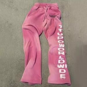 Vente en gros OEM Mid Winter Flat Front Custom Jogger Sweatpants Fleece Breathable Cotton/Bamboo Men - Product Image 2