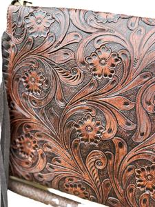 Sac de direction élégant pour femme, fait à la main, en cuir occidental, imprimés animaliers bohèmes, pour un usage quotidien, fabriqué en Inde - Product Image 4