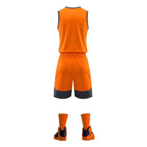 Uniforme de baloncesto unisex personalizable, totalmente sublimado, reversible, conjunto atlético de verano, transpirable de talla grande con logotipo impreso - Product Image 3