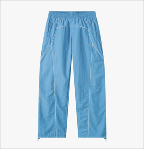 Bon marché 2025 Survêtement en nylon personnalisé 2 pièces pour hommes Service imprimé Coupe-vent Pantalon blanc Ensemble Streetwear - Product Image 6