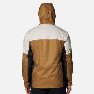 Chaqueta Impermeable para Hombre OEM, Tejido Oxford 10,000mm, Ecológica, Diseño Personalizado, Transpirable, Chaqueta para Lluvia, Impresión de Logotipo - Product Image 2
