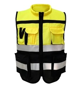 Manufacturer Custom Reflective <b>Safety</b> Vest 100% Polyester Reflective Jacket High Visibility <b>Safety</b> Reflective Vest - Product Image 6