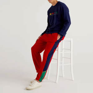 Pantalones de chándal cómodos de moda para hombre, pantalones ajustados de Color liso para hombre, pantalones de chándal, Diseña tus propios pantalones para hombre - Product Image 5