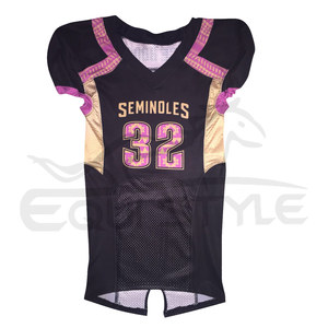 Custom American Football Uniform High Quality Sublimation Sports Jerseys and Shorts Team Player Sets OEM Bulk Football Apparel - Product Image 1