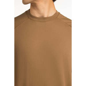 Camiseta de Hombre, Talla Grande, Color Sólido, 100% Algodón, Manga Corta, Cuello Redondo, Informal, Transpirable, Tejido Jersey, 220g - Product Image 2