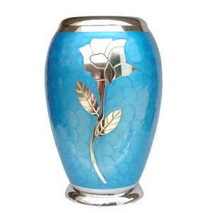 Urne pour cendres humaines adultes Urne commémorative en laiton de style américain durable pour les funérailles - Product Image 5