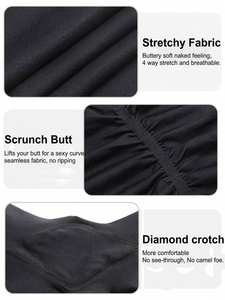 <b>Women's</b> XL High Waist Quick Dry <b>Leggings</b> Best Design Seamless Pants Elastic Waist Custom Colors Printed Solid <b>Pattern</b>-Wholesale - Product Image 6