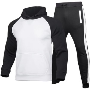 Ropa deportiva de gimnasio con capucha de 2 piezas ecológica para hombre, chándal para primavera, otoño, invierno, deporte, Jogging, clima cálido, ropa de calle - Product Image 6