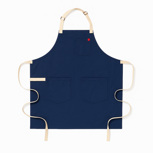 Factory Wholesale Cross Back Cotton Chef <b>Aprons</b> for Men and Women Large Pockets - Product Image 6