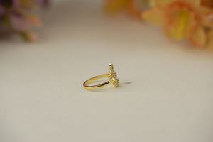 Bague en diamant de laboratoire de luxe à prix abordable coupe ronde VS1 IGI SGL certifié or rose or argent bijoux de fiançailles exportateur - Product Image 3