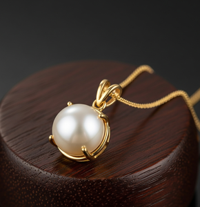 Cadena de Plata de Ley 925 de Grado Superior colgante bohemio con forma de perla de agua dulce Natural cristal curativo regalo de moda colgantes encantos - Product Image 3