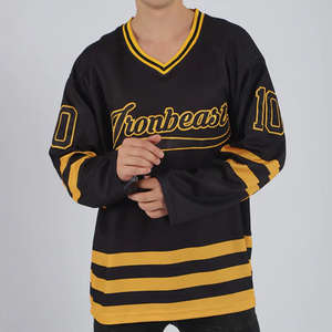 Uniforme de Hockey Personalizado al por Mayor, Jersey Deportivo con Impresión por Sublimación, Jersey de Hockey sobre Hielo para Hombre, Logotipo Personalizado, Servicio OEM - Product Image 6