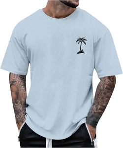 Camisetas para hombres Cooling Crew Neck Casual Camisetas básicas para hombres Camiseta de viscosa de bambú para hombres Ultra Soft Plain - Product Image 1
