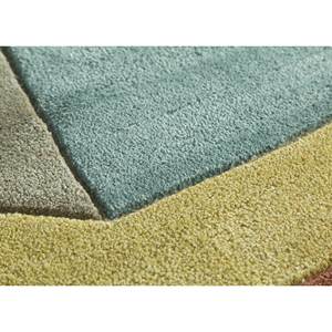 พรมขนสัตว์วิสโคสสีเบจน้ำตาลทำมือ รุ่น Top-9502 รูปทรงสี่เหลี่ยมผืนผ้าขนาดใหญ่ สำหรับตกแต่งบ้าน ห้องโถง ลายแบบนามธรรม เหมาะสำหรับห้องตัวอย่าง - Product Image 3