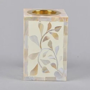 Quemador de incienso de madera de Metal con incrustaciones de perlas de Madre de lujo elegante, carcasa decorativa de Navidad, otro portavelas decorativo de Navidad - Product Image 4