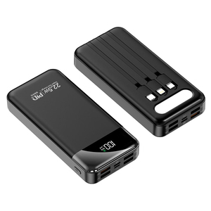 Power Bank da 10000mAh con Cavi Integrati, Caricabatterie Portatile <span class=keywords><strong>per</strong></span> <span class=keywords><strong>Smartphone</strong></span>, <span class=keywords><strong>Batteria</strong></span> Esterna USB-C - Product Image 5