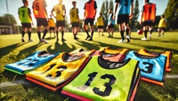 Chaleco de entrenamiento reversible de Baberos de fútbol de malla de sublimación para ropa deportiva de fútbol