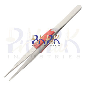 Pinzas rectas con empuñaduras de fibra para soldar Longitud total 6-1/2in Hecho de acero inoxidable Fabricación de joyas Pinzas artesanales - Product Image 5