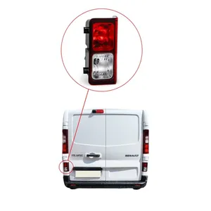 Feu arrière gauche Opel Vivaro Trafic 3 265598248R Neuf Ampoule H7 Rouge 12V - Product Image 2