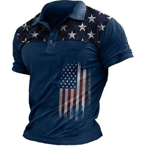 Polo de Hombre de Punto Estampado de Alta Calidad, Tejido de Peso Medio, Camisetas Polo Casuales de Moda para Hombre - Product Image 5