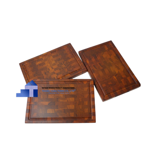 Tablas de cortar de madera de teca Natural más vendidas Tabla de cortar de madera de teca para utensilios de cocina al por mayor de Vietnam - Product Image 1