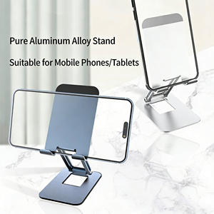 Soporte ajustable para teléfono y tableta, soporte de escritorio multiángulo de aleación de zinc para uso en el hogar y la oficina - Product Image 3